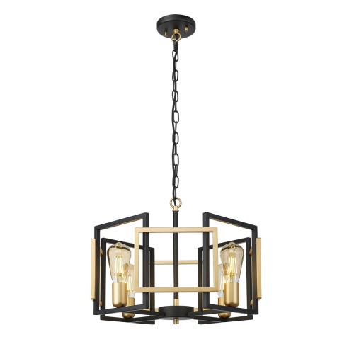 lampa wisząca zyrandol loft do salonu sypialni jadalni kuchni złoty czarny primero.jpg