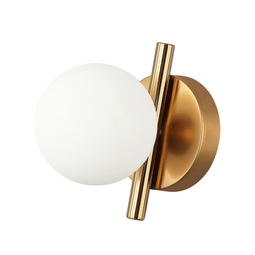 ITALUX NOWOCZESNY KINKIET REVERSO WL-5622-1-BRO-W GOLD