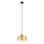 ITALUX NOWOCZESNA LAMPA WISZĄCA ZWIS LOMICA PND-55456-1L-GD GOLD/BLACK