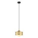 ITALUX NOWOCZESNA LAMPA WISZĄCA ZWIS LOMICA PND-55456-1M-GD GOLD/BLACK