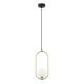 nowoczesna lampa wisząca zwis loft lupus złoty do kuchni jadalni nad stół biura bar.jpg
