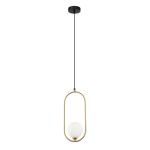 ITALUX NOWOCZESNA LAMPA WISZĄCA LUPUS PND-3965-1-BRO GOLD