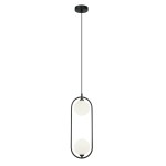 ITALUX NOWOCZESNA LAMPA WISZĄCA LUPUS PND-3965-2-BK BLACK