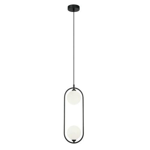 ITALUX NOWOCZESNA LAMPA WISZĄCA LUPUS PND-3965-2-BK BLACK
