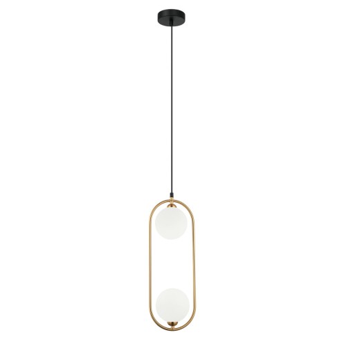 ITALUX NOWOCZESNA LAMPA WISZĄCA LUPUS PND-3965-2-BRO GOLD