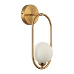 ITALUX NOWOCZESNY KINKIET ZWISOWY LUPUS WL-3965-1-BRO GOLD