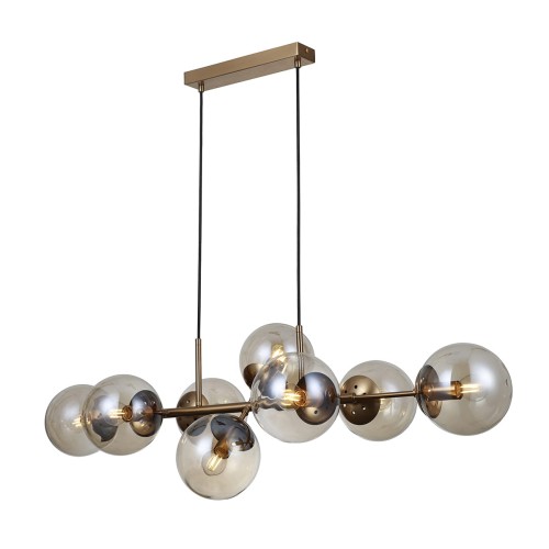 ITALUX NOWOCZESNY ŻYRANDOL PND-1098-8-HB MOLITE GOLD