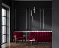 nowoczesna lampa spot zwis na plafonie isidora szara chrom do kuchni jadalni biura gabinetu italux.jpg