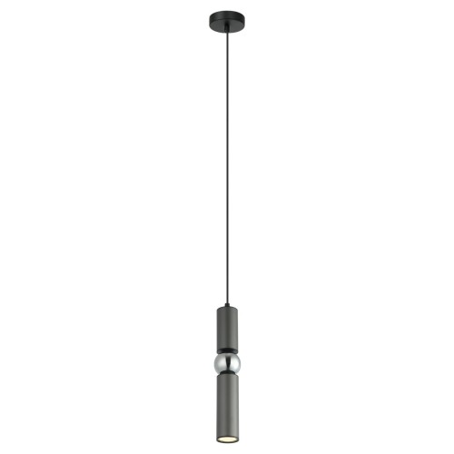 ITALUX NOWOCZESNA LAMPA WISZĄCA SPOT ZWIS ISIDORA PND-14290-1-GR GREY/CHROM