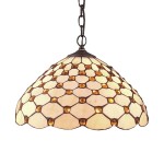 LUXERA STYLOWA LAMPA WISZĄCA WITRAŻOWA TIFFANY No.58