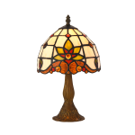 LUXERA STYLOWA LAMPA NOCNA GABINETOWA WITRAŻ TIFFANY No.221 MULTICOLOR