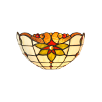 LUXERA STYLOWY KINKIET WITRAŻOWY TIFFANY No.222 MULTICOLOR