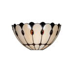 LUXERA STYLOWY KINKIET WITRAŻOWY TIFFANY No.228 AMBER