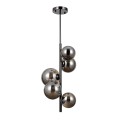 lampa żyrandol grono canello czarny chrom jadalni kuchni biura salonu gabinetu.jpg
