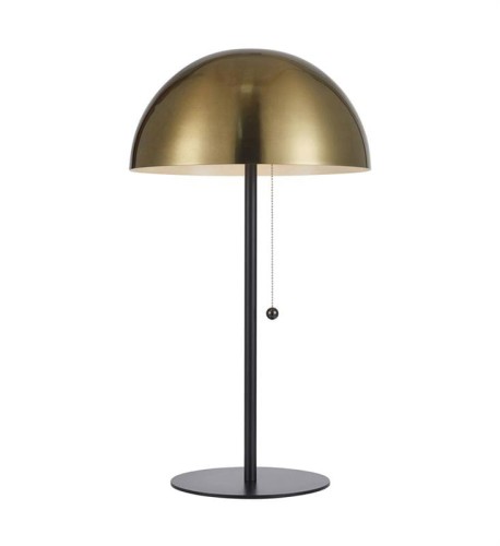 MARKSLOJD LAMPA STOŁOWA GABINETOWA DOME 108257 BLACK/BRASS