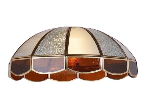 RABALUX STYLOWY KLOSZ WITRAŻOWY TIFFANY SZKLANY E27 PATYNA
