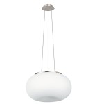 OUTLET NOWOCZESNA LAMPA WISZĄCA OPTICA 86814 NIKIEL MAT