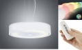 lampa wisząca na pilota corona 91338 biała eglo salonu sypialni biura apartamentu.jpg