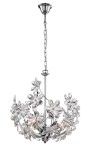GLOBO ŻYRANDOL LAMPA WISZĄCA FLOWER JULIANA 5131 CHROM