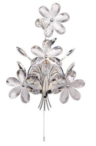 GLOBO KINKIET FLOWER JULIANA 5137 CHROM
