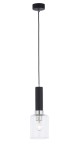 JUPITER NOWOCZESNA LAMPA WISZĄCA ZWIS 1PŁ TULUZA TU1 CHROM/BLACK