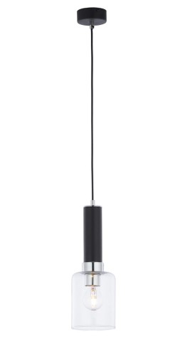 JUPITER NOWOCZESNA LAMPA WISZĄCA ZWIS 1PŁ TULUZA TU1 CHROM/BLACK