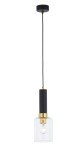 JUPITER NOWOCZESNA LAMPA WISZĄCA ZWIS 1PŁ TULUZA TU1 GOLD/BLACK