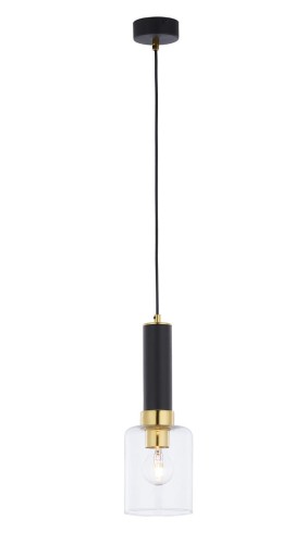 JUPITER NOWOCZESNA LAMPA WISZĄCA ZWIS 1PŁ TULUZA TU1 GOLD/BLACK