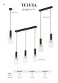 lampa wiszaca zwis loft do jadalni kuchni biura tuluza jupiter czrano złota.jpg