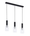 lampa wiszaca 3 zwisy na listwie do kuchni jdalni biura nad stół blat wyspę czarny chrom.jpg