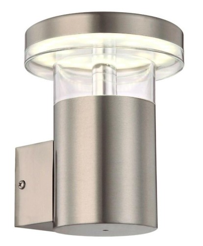 GLOBO KINKIET ZEWNĘTRZNY ELEWACYJNY IP44 LED 6W SERGIO 34145 INOX