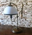 lampa gabinetowa retro mosiądz patyna biurko biura gabinetu stylowa.JPG