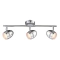 lampa sufitowa ścienna spot listwa 3 reflektorowa  chrom led manjola globo salonu sypialni biura gabinetu.jpg