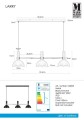 lampa wisząca zyrandol nowoczesny larry markslojd salonu sypialni biura apartamentu loftu.jpg