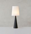 lampa nocna z abażurem conus markslojd salonu sypialni apartamentu loftu gabinetu czarna.jpg