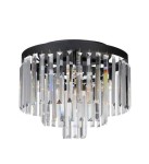 MARKSLOJD PLAFON KRYSZTAŁOWY VENTIMIGLIA 4L 106563 BLACK
