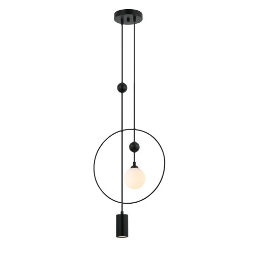 ITALUX NOWOCZESNA LAMPA WISZĄCA ZWIS TROSTI PND-428892-BK BLACK
