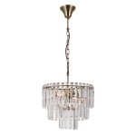 ITALUX STYLOWY ŻYRANDOL KRYSZTAŁOWY BUENA PND-22320-4-ABR PATYNA
