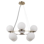 ITALUX NOWOCZESNA LAMPA ŻYRANDOL LAROSA PND-33453-4-4-ABR PATYNA