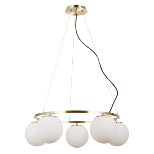 ITALUX NOWOCZESNA LAMPA ŻYRANDOL LAROSA PND-33453-5-ABR PATYNA