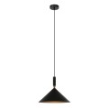 lampa wiszaca zwi loft drello italux czarna apartamentu loftu jadalni stół blat bar wyspę.jpg