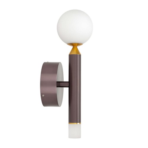 ITALUX NOWOCZESNY DESIGNERSKI KINKIET LED LAON WL-2018109-1 COFFEE