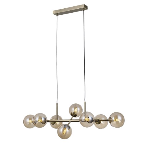 ITALUX NOWOCZESNA LAMPA WISZĄCA ERIMIDA PND-2244-8A-AB PATYNA