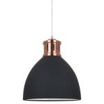 ITALUX NOWOCZESNA INDUSTRIALNA LAMPA WISZĄCA TYPU LOFT LOLA MD-HN8100-BK+RC BLACK
