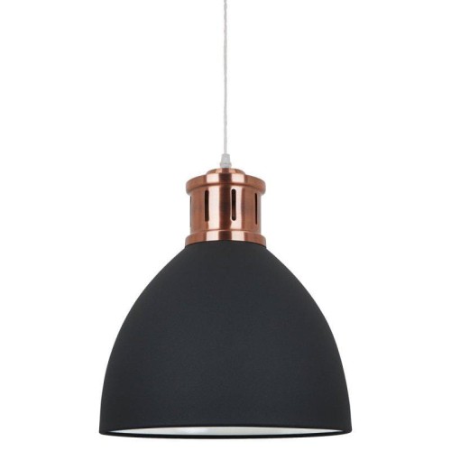 ITALUX NOWOCZESNA INDUSTRIALNA LAMPA WISZĄCA TYPU LOFT LOLA MD-HN8100-BK+RC BLACK