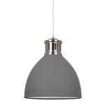 ITALUX NOWOCZESNA INDUSTRIALNA LAMPA WISZĄCA TYPU LOFT LOLA MD-HN8100-GR+S.NICK GREY