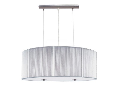 GLOBO LAMPA WISZĄCA ŻYRANDOL ABAŻUROWY TWINE 15100-4 SILBER