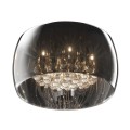 lampa sufitowa plafon kryształowe sople crystal zuma salonu sypialni apartamentu chrom.jpg