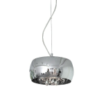 Z-LINE NOWOCZESNA LAMPA WISZĄCA KRYSZTAŁ CRYSTAL P0076-03E 28 CHROM