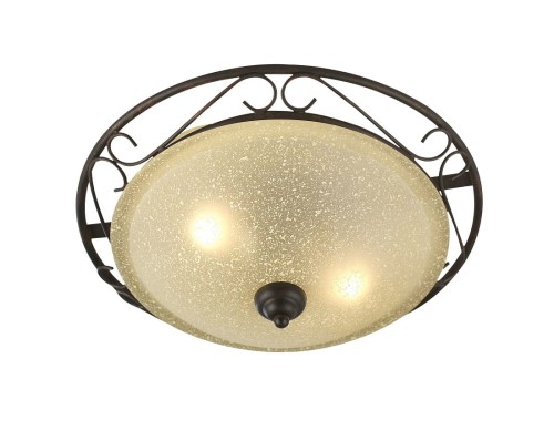 GLOBO STYLOWY PLAFON SUFITOWY RETRO RUSTICA 4413-2 BLACK